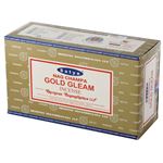 Satya Gold Gleam Incense Sticks 15g Box of Twelve Special Offer